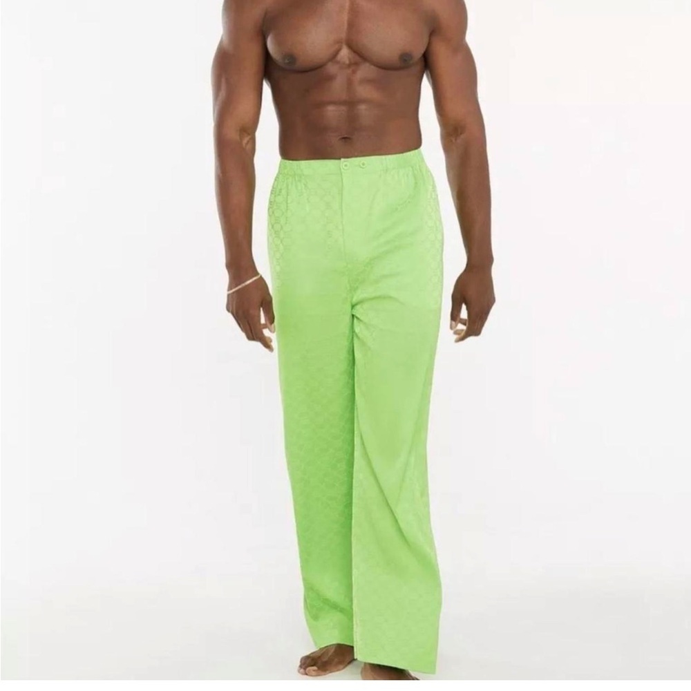🔥Savage x Fenty Satin Jacquard Logo Lounge Pants🔥 LIKE NEW